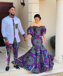 African Couple Matching Set Ankara Dress African Wedding Set Etsy Ireland