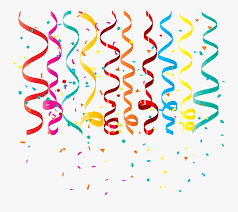 Choose from funky holographic streamers, plain colour or crepe paper streamers. Confetti Curling Ribbon Birthday Streamers Party Red Confetti Background Png Free Transparent Clipart Clipartkey