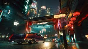 Cyberpunk 2077, screen shot, city, night, neon, neon glow. Cyberpunk 2077 Wallpapers Playstation Universe