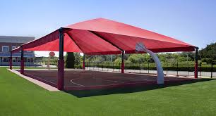 Shade can have a large impact on the body heat load experienced by cattle by reducing solar (sun) radiation and slowing the rate of body heat gain. Fabric Shade Structures For Sun Protection At Playgrounds Schools Pools Sports Fields