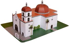 Amazon Com California Mission San Juan Capistrano Large Paper Craft Model Toys Games Mission San Juan Capistrano California Missions San Juan Capistrano