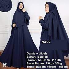 Ide ini bisa menjadi referensi buat kamu untuk outfit lebaran besok. Flavia Store Gamis Syari Plus Jilbab Fs0739 Navy Setelan Baju Muslim Wanita Syar I Set Gaun Muslimah Maxi Dress Lengan Tangan Panjang Polos Stelan Pakaian Hijab Pengajian Lebaran Kerudung