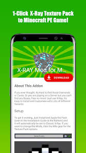 The best 1.16+ mcpe xray texture pack! X Ray Mod For Mcpe Apk 1 0 Aplicacion Android Descargar
