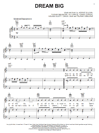 Not for any grand cause, necessarily— but for something that tugs at your heart, something that's your aspiration, something that's your dream. Jazmine Sullivan Dream Big Sheet Music Pdf Notes Chords Pop Score Piano Vocal Guitar Right Hand Melody Download Printable Sku 71604