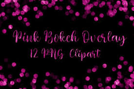Download Pink Glitter Bokeh Overlay Clip Art Graphic By Pinkpearly Creative Fabrica