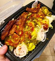 The jersey mike's franchise has 1,910 locations open and about 124 more in development. 310 Calories For A Spicy Bacon Turkey Provolone Sub In A Tub From Jersey Mike S The Works With No Oil Just Red Wine Vinegar Almost 1 5 Lbs Of Food Volumeeating