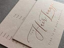 The printing is always the highlight and most important aspect of your business card, and our craftsmen ensure this stands out and shines. Rose Gold Foil Business Cards And Stationery Printing