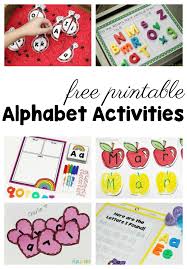 Free preschool alphabet printables · spring showers letter identification game · rainbow letters race to the top · pumpkin themed alphabet cards. 50 Free Preschool Printables For Early Childhood Classrooms