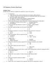 What is the differences between qualitative and quantitative data?100% chemistry final exam. Semester Exam Study Guide Cp Cp 2011 First Semester Exam Study Guide Unit 1 1 Definition And Major Branches Of Chemistry And Research 2 Lab Safety And Course Hero