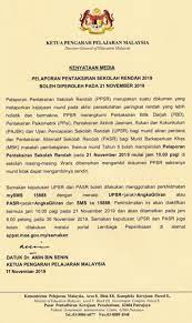 Majlis pengumuman keputusan spm 2016 negeri johor. Keputusan Ppsr Upsr Diumum Khamis 21 November 2019 Layanlah Berita Terkini Tips Berguna Maklumat