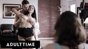 ADULT TIME - Angela White Guides Shy Client Through Intense Double ...
