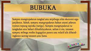 Laporan Wawancara Narasi Dengan Petani Singkong Bahasa Sunda