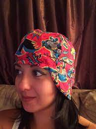 Batman Print Welding Cap Hard Hat Liner Biker Cap On Etsy 10 00 Welding Caps Welder Cap Hat Liner