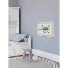Isabelle Max Riedel Elasmosaurus Skeleton Framed Art Wayfair Framed Wall Art Bedroom Wall Colors Blue Accent Walls