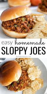 Easy Homemade Sloppy Joes Recipe The Forked Spoon Recipe In 2020 Homemade Sloppy Joe Recipe Homemade Sloppy Joes Recipes