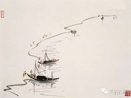吴冠中 中国画近亲结婚 代代相因 越来越退化 chinese art painting chinese drawings chinese landscape painting