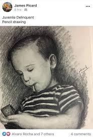 James Picard is still posting bad tracings and copies as his original work.  Are people still falling for this? Apparently so. Here he takes a vintage  photo and copies (poorly) every aspect