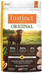 Instinct Original Grain Free Recipe With Real Chicken Natural Dry Dog Food By Nature S Variety Lb Bag 22 5 Best Dry Dog Food Dog Food Recipes Dry Dog Food