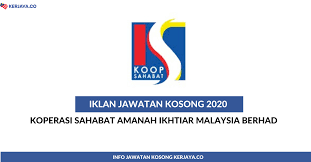 Sekiranya anda, seorang warganegara malaysia yang cukup syarat kelayakan dan berumur tidak. Jawatan Kosong Terkini Koperasi Sahabat Amanah Ikhtiar Malaysia Berhad Kerja Kosong Kerajaan Swasta