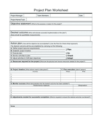 Management Plans Project Action Plan Responsibility Chart