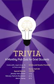 If you paid attention in history class, you might have a shot at a few of these answers. Grad Student Trivia Nights Graduate And Professional Student Senategraduate And Professional Student Senate