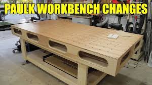Shots of the ron paulk ultimate workbench plans download conduit table. Paulk Workbench Changes 205 Youtube
