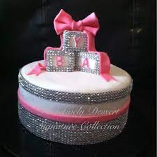 Bling Baby Block Baby Shower Cake By My Girl Poshgurl Poshitively Dessert Signature Baby Blocks Baby Shower Baby Shower Cakes Baby Blocks