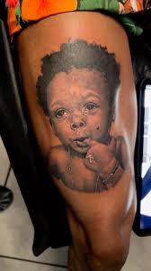 His son done by Co-Owner @ken_thee_artist contact him directly for booking.  @mantra.art.gallery