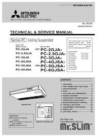 Highly reliable and easy wiring is realized by the incorporation of spring clamp terminals.*. Technical Service Manual Ceiling Mitsubishi Electric