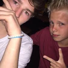 Carson Lueders with Dylan Summerall (selfie)