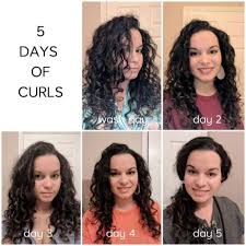 Don't wash your hair that morning you already know that curls and braids are better done on dirtier or. Daily Curly Hair Routine Throughout The Week A Week Of Curls