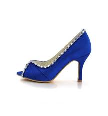 Eur 29,90 a eur 32,90. Scarpe Sposa Blu Online Economiche Open Toe Italia Tacco Mediosposatelier