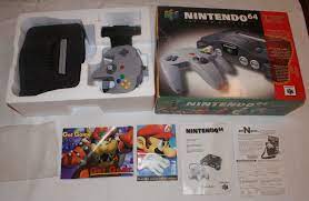 Console has no major signs of cosmetic wear, though it could use a thorough cleaning. Nintendo 64 System Gray Console N64 In Box Cib Complete Foam Inserts Controller Nintendo 64 Console Nintendo 64 Got Game