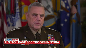 Here are 3 things to know. Over 500 Us Troops Expected To Remain In Syria Joint Chiefs Chairman Gen Mark Milley Video Abc News
