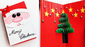 Charmpop proudly to be one of the leading pop up cards supplier to help you say your feeling and do the right thing to your loved ones for any occasion: Diy Christmas Pop Up Cards Handmade Christmas Greeting Cards Youtube