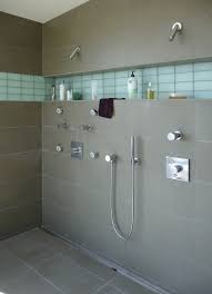 Make A Statement With Large Floor Tiles Modern Bathroom Design Modern Bathroom Shower Shelves