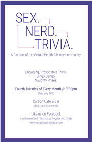 Denver is the capital of colorado. Trivia After Dark Sex Nerd Trivia Bingo Bango Sexual Health Alliance