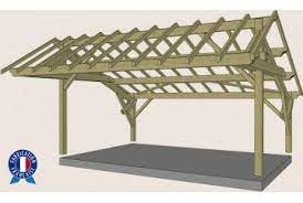 Carport 2 Voitures Alpes 28 32 48 M Non Couvert Carport 2 Voitures Toit Plat Abri Voiture