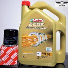 Castrol Edge Professional 5w40 Fully Synthetic 4 Litre Servicing Car Accessories On Carousell