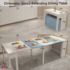 Shop pottery barn's buffets and sideboards that feature expert craftsmanship. Extending Dining Table Display Shelf Multipurpose Space Saving 2 10 Seaters For Kitchen Dining Room