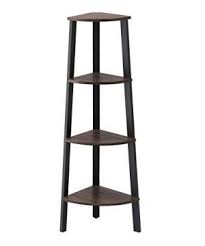 Ships free orders over $39. Ssline Corner Ladder Shelf 5 Tier Corner Bookshelf Brown Wood Look Furniture For Living Room Home Office A Shaped Utility Display Organizer Plant Flower Stand Storage Rack 45 H Home Decor Accents Home