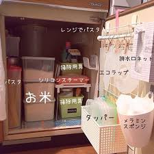 キッチンが断然使いやすくなる シンク下収納のアイデア集 シンク下 シンク下 収納 100均 シンク