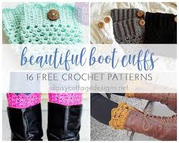 Learning how to knit boot cuffs has never been easier than with the easy knit boot cuffs. 16 Free Boot Cuff Crochet Patterns Daisy Cottage Designs