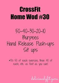 Crossfit Home Wod 30 Crossfit Workouts At Home Crossfit At Home Wod Crossfit