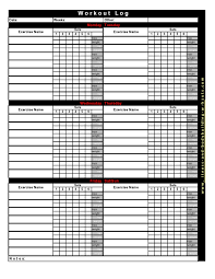 And don't miss out on these free excel templates to organize your life and. 30 Useful Workout Log Templates Free Spreadsheets