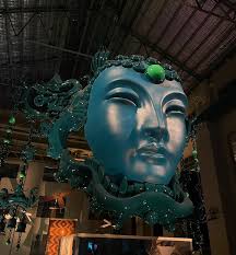 andrewthomashuang's The Beast of Jade Mountain: Queen Mother of the West  holding court at @biennalesydney White Bay Power Station has been turning a  few heads 🐉 1. The queen by @__jly 2. @