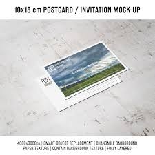 Compilation 37 Of The Best Free Mockups For Graphic Designers Postcard Mockup Graphic Design Mockup Postcard Design