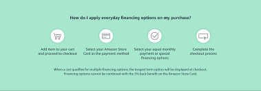 Apply for credit card & rebuild credit. Amazon Com Promotional Financing With The Amazon Store Card Credit Payment Cards