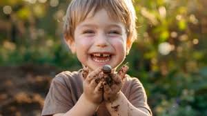 Free Childhood Garden Play Image