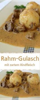 Rahmgulasch Im Schnellkochtopf Mit Zartem Rindfleisch Meinestube Rezept Gulasch Rezepte Fleisch Gerichte